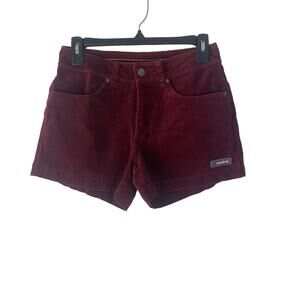 Cloudveil Women's Size‎ 4 Corduroy Red Outdoor Shorts